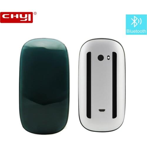 Wireless Mute Mouse Arc Ultra-thin Touch Mouse Rechargeable Bluetooth Magic Mause 1600DPI Ergonomic Gamer Mice For Apple Macbook