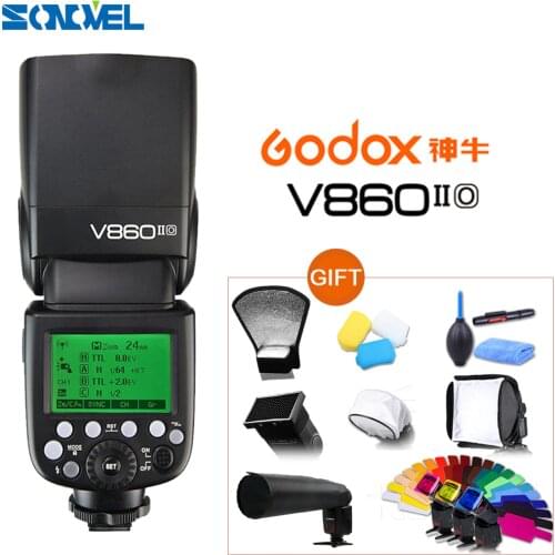 Godox V860II-O GN60 HSS 1/8000s Off Camera Flash Speedlite 2.4G Wireless X System With lithium battery Kit For Olympus/Panasonic