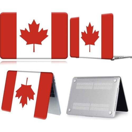Canadian Flag Pattern New Touch Bar Laptop Case For Apple Macbook 12/Air 11 13 A2337/Pro 13(A2251 A2289) 15 16 /Pro 13 A2338