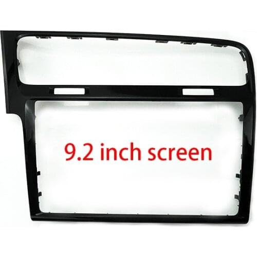 Piano paint black For Golf Mk7 Trim 9" Inch Screen Bezel For Golf 7 Cd Radio Plates Decorative Frame Panel