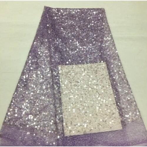 High-quality French Tulle Mesh Lace Fabric, The Latest African Luxury Sequin Lace Fabric, Suitable For Nigerian Wedding XX4574