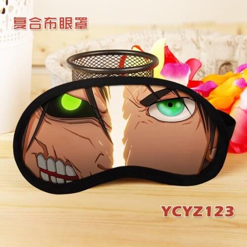 Attack on Titan Fashion Anime Party Decorations Eyeshade Portable Eyepatch Eye Cover Travel Sleeping Unisex Gift New