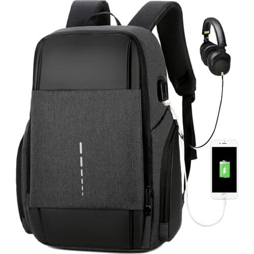 Fashion Man Laptop Backpack Oxford USB Charging Computer Backpacks Casual Style Bags Male Shoulder bag Business Travel Bag