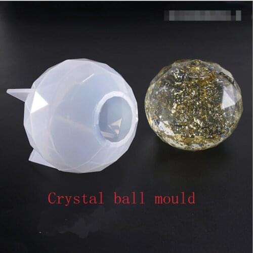 New Transparent Silicone Mould Dried Flower Resin Decorative Craft DIY Crystal ball Mold epoxy resin molds for jewelry