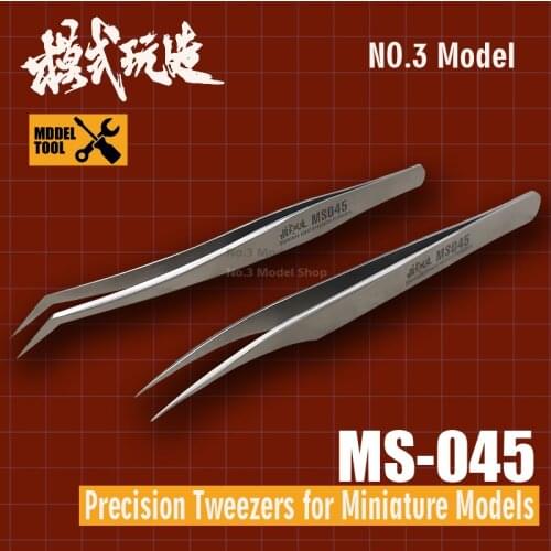 Precision Tweezers for Miniature Models Hobby Craft Tools Accessory Modeling Tool