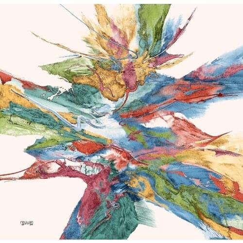 REYYAN SILK TEXTURED OYALIK WRITING PATTERN-14651-RENK-03