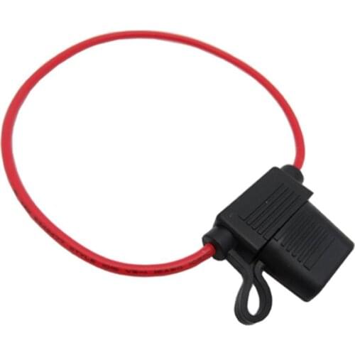 Waterproof Car Auto Vehicle PVC Safety Fuse Holder Case Fuseholder with Wire Fuse Holder Accessories