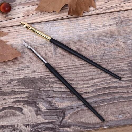 1Pcs Vintage Dip Dipping Pen Holder Signature Filling Ink Fountain Pens Handmade Glass Dip Fountain Pen