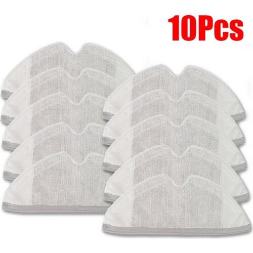 10PCS Washable Mop Cloths for Xiaomi Vacuum 2 for Roborock S50 S51 MI Robot Vacuum Cleaner Parts Replacement Mopping Cloth