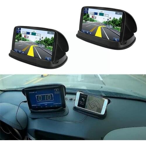 Car GPS Mount Holder For Navigation 3-6.8 Inch Phone Anti With Mat Free Bracket Stable Gift Slip Dashboard Stand Tablet Sta D6N9