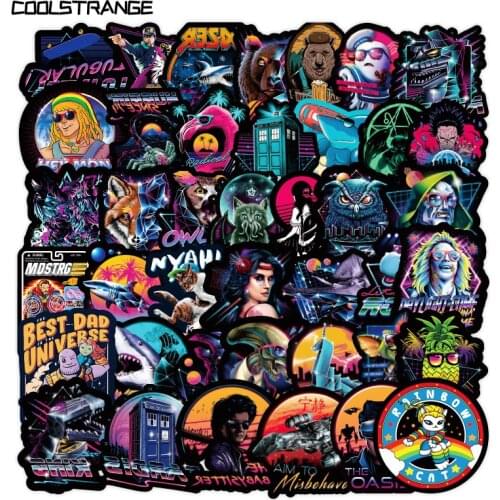 100pcs/Punk Classic Character Stickers For Motorcycle Laptop Skateboard Mobile Phone Guitar DIY Manual Album Sticker