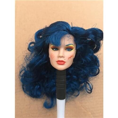 Vintagel Rare Limited Collection Blue Hair Jem 1/6 FR Fashion Royalty Integrity MZ Heads Joints Movable Quality Body