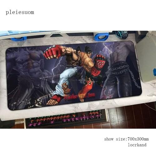 Tekken mousepad Aestheticism 800x300x4mm Computer mouse mat gamer gamepad pc Cartoon gaming mousemat desk pad office padmouse