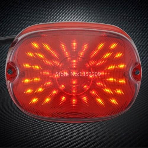 Motorcycle Red Turn Signal Brake Led Light License Plate Tail Lamps Fits For Harley Sportster Electra Glides Road King