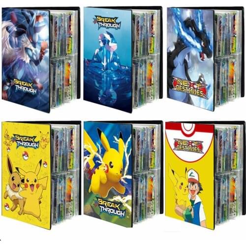 2021 New Pokemon Vmax Cards 240Pcs Album Book Greninja Charizard Cartoon Map Holder Collectible Folder Loaded List Kids Toys