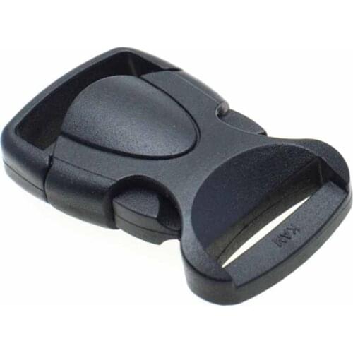 10pcs/pack 3/4" (20mm) Plastic Buckles for Paracord Bracelet Side Release Buckles Bag & Case Accessory Black