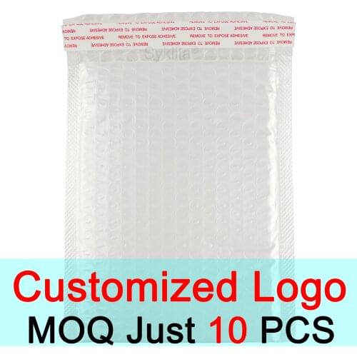 Bubble Envelope Mailer Bag White Foam Mailing Office Shipping Self Seal Customized Print DIY Logo 15*20 26*36 27*36 CM