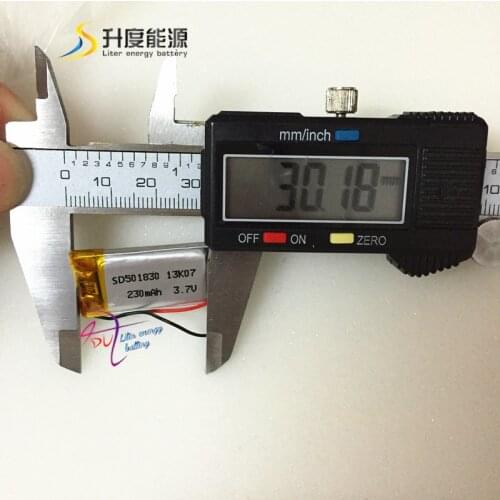 SD 501830 Custom 230mah 3.7V lipo battery for Syma X4 X11 V252 U830 Mini CP