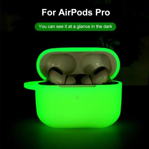 For Apple Airpods Pro 3 Luminous Earphone Case For Air Pods Pro Glowing in dark Protective Case Night Fluorescent Protector Box