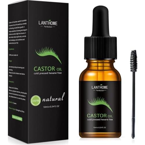 Castor Oil Eyelash Growth Serum Hair Enhancer Reduce Loss Cream for Eyebrow