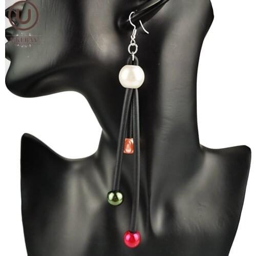 UKEBAY New Tassel Long Pearl Earring Drop Earrings Korean Style Boho Jewelry For Statement Women Earrings Wedding Gifts Jewelry