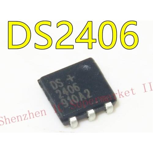 1pcs/lot DS2406P DS2406 QFN-6 Dual Addressable Switch Plus 1Kb Memory