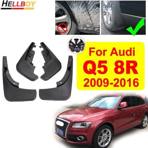 4pcs Car Mud Flaps For Audi Q5 8R 2010 Mods Front Rear Fender Mudguards Mudflaps Splash Guard Auto Accessories 2012 2009-2016