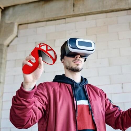 2021 VR Accessories Protective Cover For Oculus Quest 2 VR Touch Controller Silicone Cover Skin Handle Grip For Oculus Quest 2