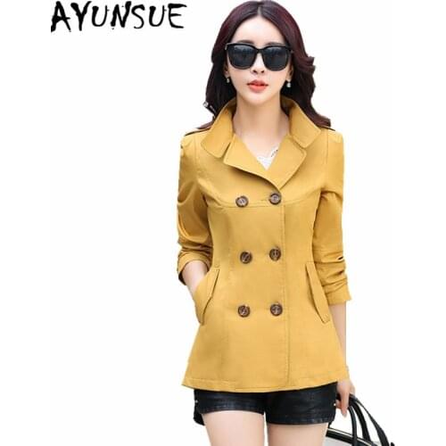 Женские осенние плащи AYUNSUE China At AliExpress
