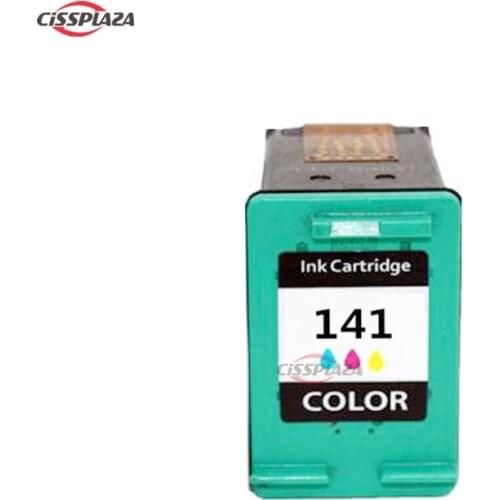 CISSPLAZA 1x compatible for HP141 color ink cartridge for DeskJet D5360 D5363 D4260 D4263 D4363 OfficeJet J6413 J5783 C4275
