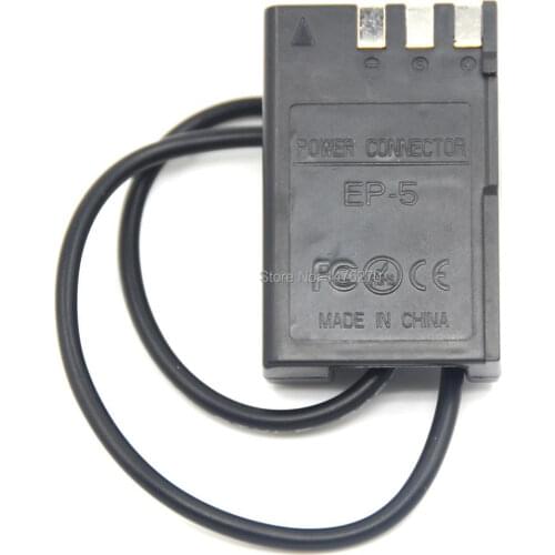 EP-5 EP5 EP 5 DC Coupler (4.0mm*1.7mm )EN-EL9 ENEL9 dummy battery for Nikon D40 D40X D60 D3000 D5000 Digital