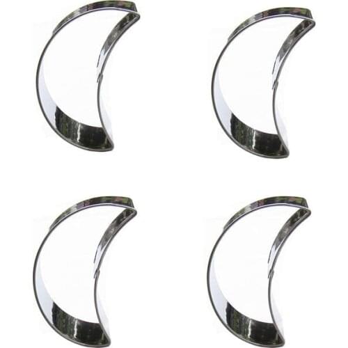 Little moon shape 4 piece cookie cutting molds, baking tools, cake decorating soft candy tools