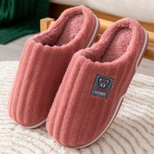 Classic Women Winter Warm Fur Slippers Men Ladies Boys Girls House Shoes Comfort Flat Heel Home Indoor Bedroom Woman Slipper