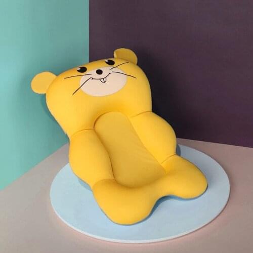 Baby Bath Pad Non-Slip Bathtub Newborn Safety Security Bath Seat Baby Shower Portable Air Cushion Bed Babies Mat Support