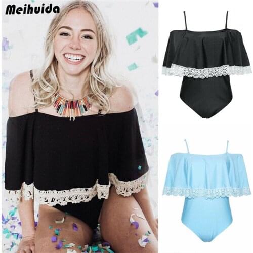 Meihuida Swimsuit 2019 Womens Swimming Suit Monokini Push Up Padded Bikini Swimsuit Swimwear Bathing Suit Women Beach Clothings