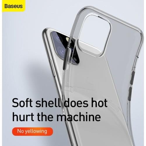 Baseus Soft Cell Phone Case Safety Anti-fall Mobile Phone Protection Case for iPhone 5.8/6.1/6.5inch Anti-loss Case Cover