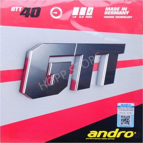Andro GTT40 Table tennis rubber Fast attack+ Loop professional pimples in ping pong sponge