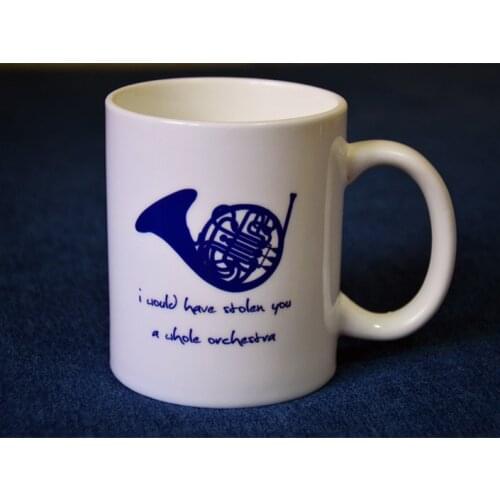New Blue French Horn Quality Ceramic Coffee Mug Cup How I Met Your Mother ---Loveful