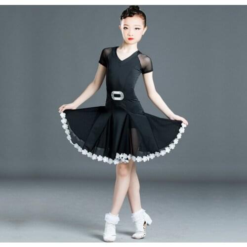 2020 New Latin Dance Costumes for Girls Professional Competitions Dance Dress Standard Performance Clothing Latin Dress