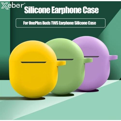 Original Silicone Case For OnePlus Buds TWS Wireless Bluetooth Headset Shockproof Soft Protective Box Cover on OnePlus Buds Case