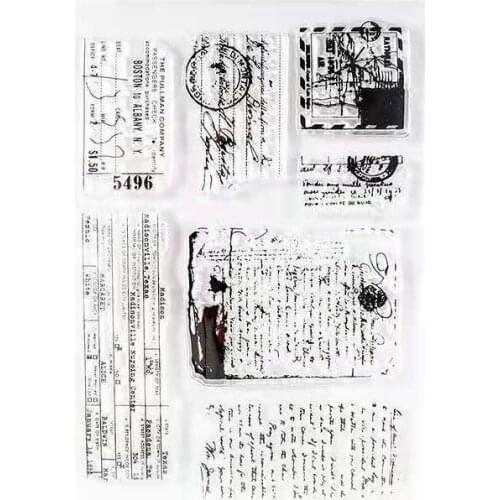 Silicone Clear Stamps for Scrapbooking Decorations Decoration Embossing Folder Craft Rubber Stamp Tools New