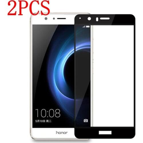 2PCS Full Cover Tempered Glass For Huawei Honor V8 Screen Protector protective film For Huawei Honor V8 KNT-AL20 KNT-TL00 glass