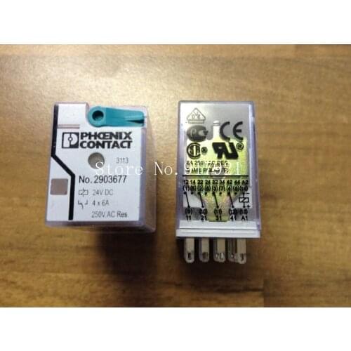 [ZOB] The German PHOENIX CONTACT Feinikesi 2903677 DC24V relay 4X6A genuine original --5pcs/lot