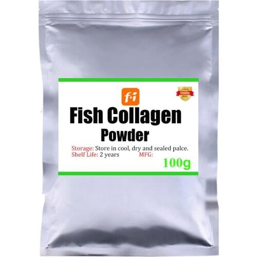 100-1000g pure fish collagen powder marine fish DESAR collagen peptide powder reverses skin aging and whitening