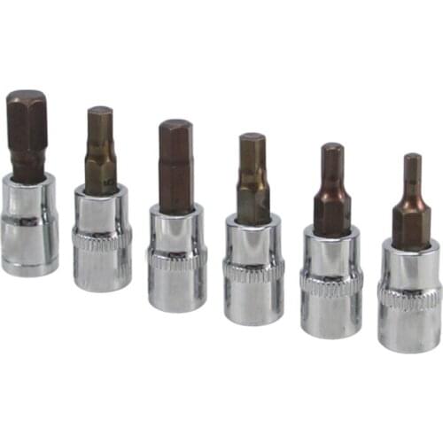 37mm 1/4" Hex Allen Key Bit Socket Wrench Tools Replacement Home Repair Tool Hex Size 2mm/2.5mm/3mm/4mm/5mm/6mm/7mm