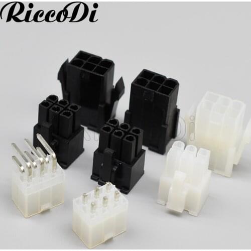 10-50Pcs EPS ATX PCIE 4.2mm Pitch Male Female 5557 5559 5569 Housing Wafter 2Row 4Pin Way Connector For Computer