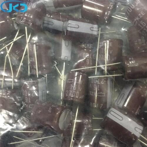 5pcs/Lot 16V2700uF 16*20mm High-Frequency Low-Impedance Aluminum Electrolytic Capacitor 2700uF16V NIPPON