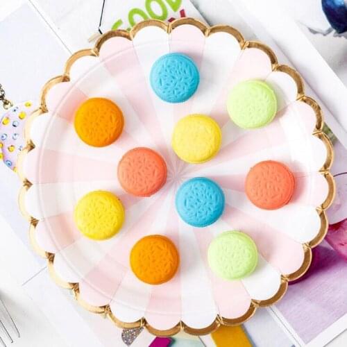 5 PCS Kawaii Macaron Erasers Creative Cute Pencil Erasers Bullet Journal Accessories Korean Stationery Office School Supplies