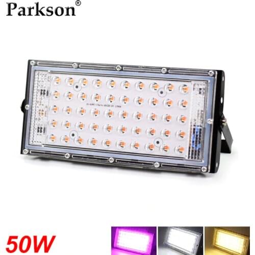 50W LED Grow Light Full Spectrum AC 220V Plant Floodlight Greenhouse Plant Hydroponic Plant Spotlight LED Plant Growth Lamp