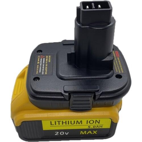 DCA1820 Battery Adapter For Dewalt Battery Converter Adapter 18V-20V Lithium Ion Portable Replacement Professional Charger Tools